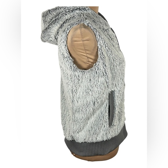PATAGONIA Full Zip Sleeveless Fuzzy Fleece Women's Hooded Conejo Vest Size Small - Picture 5 of 11